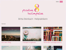 Tablet Screenshot of positive-heilimpulse.de